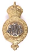 3rd Dragoon Guards martingale badge, KC. VGC £50-60