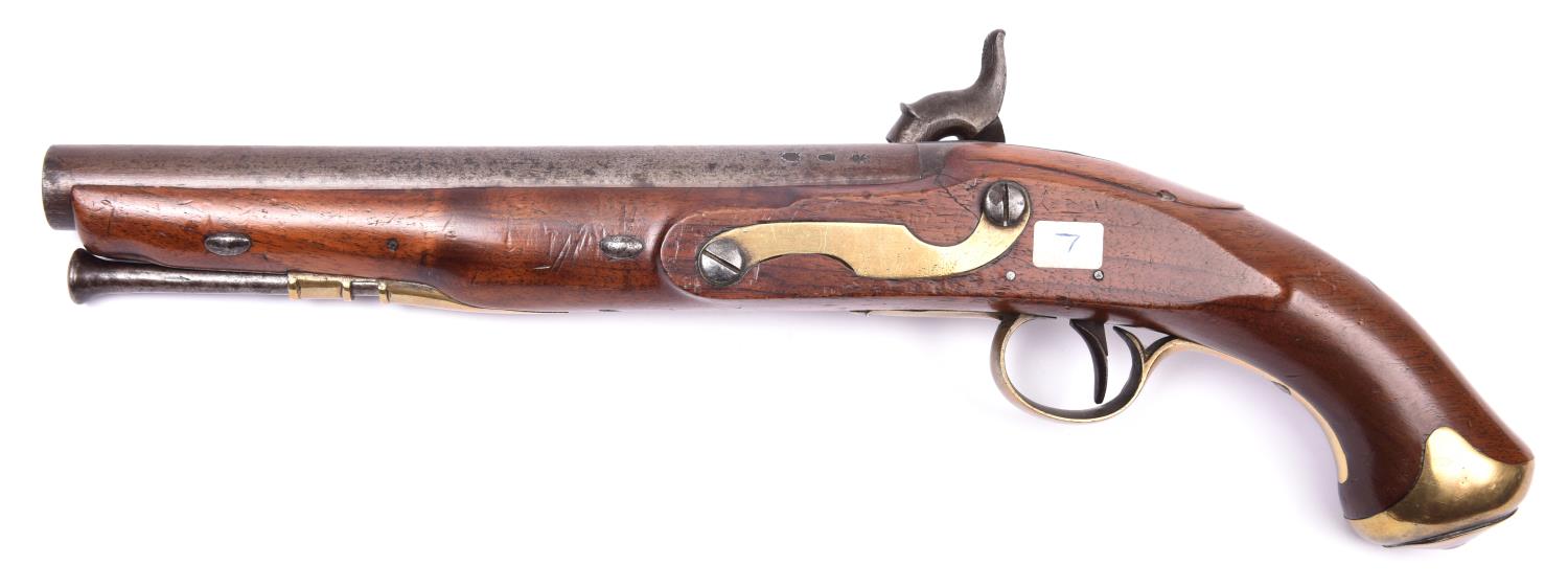 A 16 bore (.65") Volunteer percussion dragoon pistol, converted from flintlock, by Fotherby of - Image 2 of 2