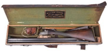 *A DB 20 bore top lever hammerless boxlock non ejector shotgun by William Evans, 63 Pall Mall,