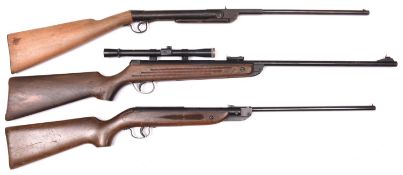 A .22" BSA Meteor break action air rifle, fitted with BSA 4x20 telescopic sight, GW)&C, retaining