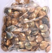 100 Worcestershire Yeomanry KC OR's large brass buttons, unissued stock, gilding metal finish.