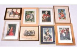 18 various colour prints of soldiers, mostly British of the Georgian era, generally GC £20-40