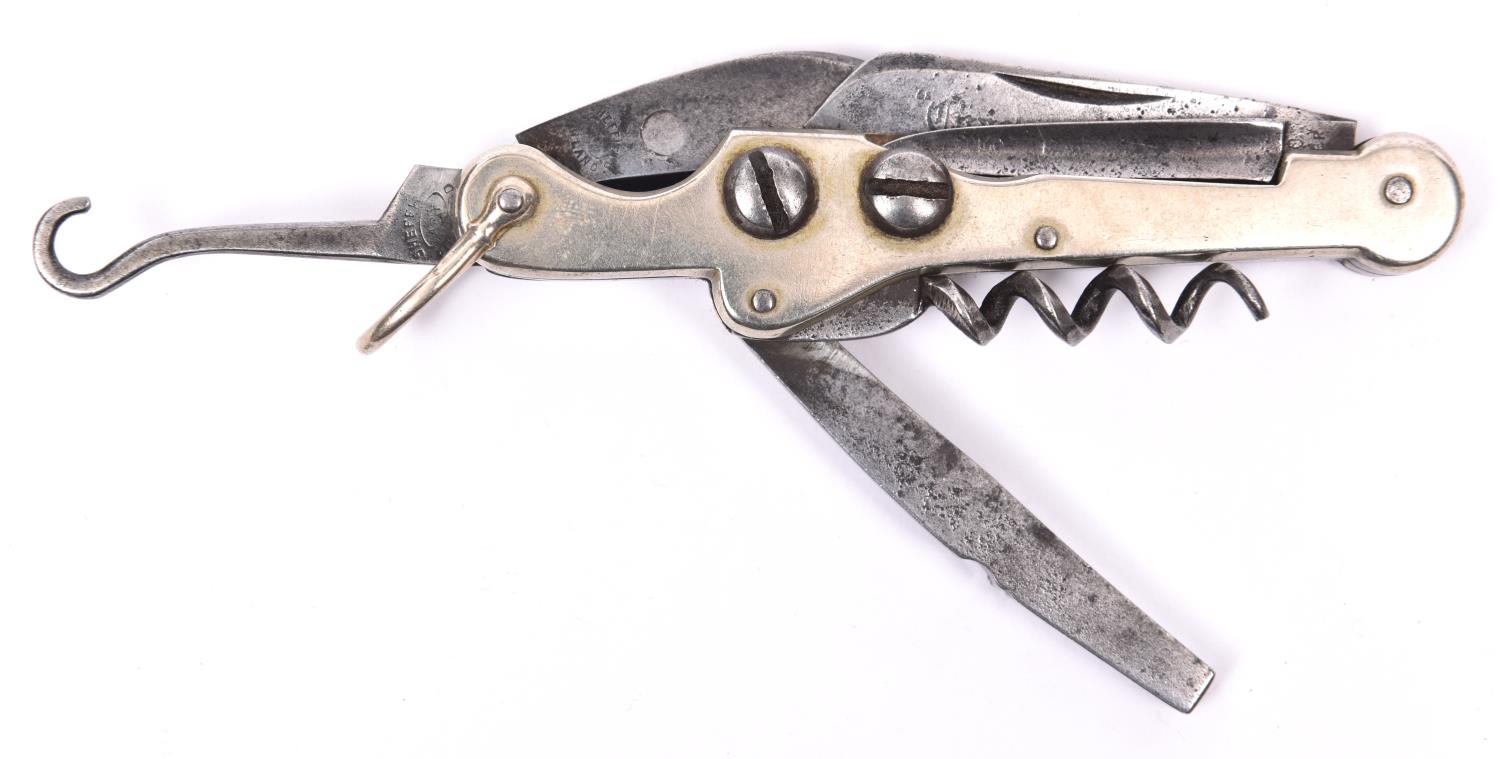 A multi tool horseman's "Coaching" knife, by G. Butler of Sheffield, including 2½" knife blade, - Image 2 of 2