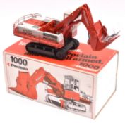 1000 Poclain Face Shovel 1:50 scale. Finished in red and grey livery. Boxed, with packing. Shovel