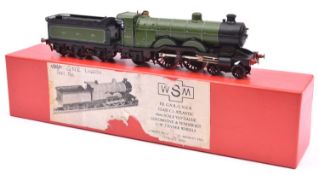 A white metal kit-built OO gauge Great Northern Railway locomotive from a kit by WSM. Class C1 4-4-2