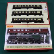 Hornby Train pack R3221. Comprising; BR Coronation Class 4-6-2 tender locomotive, Duchess of