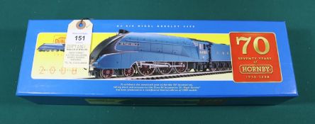 A Hornby OO LNER Class A4 4-6-2 locomotive (R2688) celebrating 70 years of Hornby OO. Sir Nigel