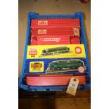 11 Hornby Dublo 2/3 rail. 2x Co-Co diesel electric locomotives. St. Paddy RN D9001 in two tone green
