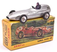 A rare Nicky Toys (ex Dinky casting) Vanwall (239). An example in metallic silver, RN35, unusually