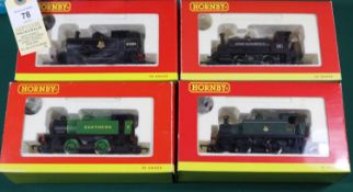 4x Hornby 0-4-0T locomotives. R2665; BR Industrial locomotive, 328. R2597; Class 0F saddle tank