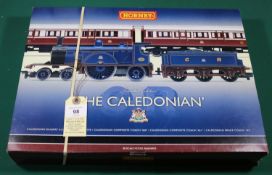 A Hornby OO The Calendonian train pack (R2610). Comprising Caledonian Railway Neilson 4-2-2 tender