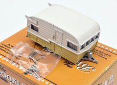 The Brooklin collection. White metal model BRK.72. 1958 Shasta Airflyte Travel trailer ( Caravan) in