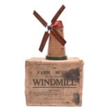 Charbens 'The Farm Model Of Old English Windmill'. An example in mid brown with dark brown sails,