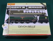 A Hornby 'OO' gauge Train Pack (R2817). 'Devon Belle'. Comprising BR West Country class 4-6-2 Tender