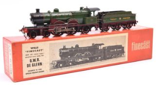 A white metal kit-built OO gauge GWR French locomotive from a kit by Wills Finecast. Alfred de Glehn