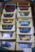 55x Matchbox Models of Yesteryear in cream and maroon boxes. Including; Ford Model T vans, Ford