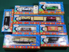 8x Hornby OO gauge Thomas the Tank Engine & Friends series items. Percy 0-4-0T loco. Together with