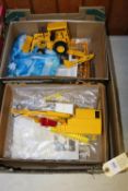 3 heavy plant/construction equipment made up kits. 2x AMT ERTL- Caterpillar D8H Bulldozer and a John