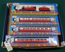 4x Hornby OO gauge Thomas the Tank Engine & Friends series items. James the Red Engine (R852).