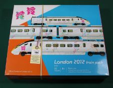 A Hornby OO London 2012 train pack (R2961). 4-car EMU set with one powered car. Boxed, minor wear.