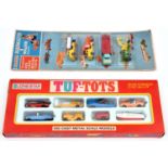 Lone Star TUF-TOYS 8 vehicle gift set containing, Mercedes sports car,plastic speed boat with