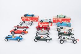 A quantity of Single-seat Racing Cars. By Solido, Dalia, Mercury, Old Cars etc. Vehicle makes