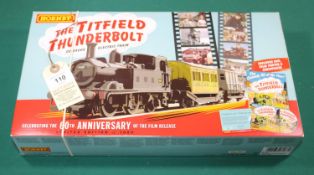 A Hornby OO 'The Titfield Thunderbolt' train pack (R3186). Comprising Class 14xx 0-4-2T
