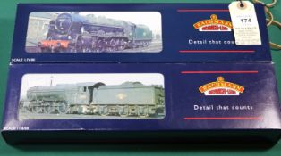 2 Bachmann steam tender locomotives. A BR rebuilt Patriot class 4-6-0, R.E.M.E.' RN45528 in