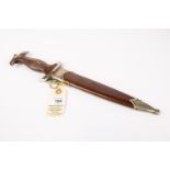 A rare Third Reich SA mans honour dagger, 8½" watered steel blade by "Carl Eichorn Solingen", wood