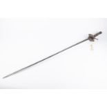 An English transitional rapier, German blade 31"