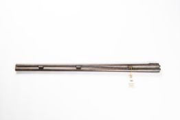 A pair of good quality 14 bore barrels from a DB sporting gun, c 1840, 29½" , of alternate