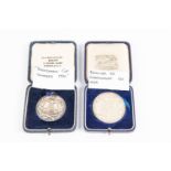 An RAF Small Arms Association silver medallion, in its fitted case of issue, HM date 1938, 44mm
