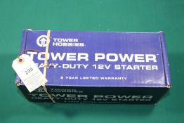 Tower Hobbies Tower Power Heavy-Duty 12V Starter. A model aircraft engine starter for engines up