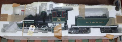 2x Bachmann G scale locomotives. A Bachmann Brothers Big Top Train set comprising a 4-6-0 tender
