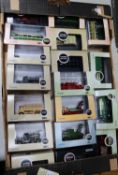 18 1:76 scale Oxford Commercials, Showtime, Haulage, Fire etc. Including Ford 400E Van, Southdown.