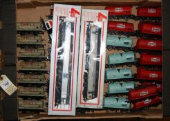 Quantity of OO gauge railway. 2 boxed locomotives by Lima- A Foster Yeoman Class 59 Co-Co diesel
