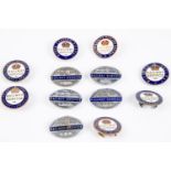 12x Railway Service badges. Including 7x WWI examples; Midland Railway, Lancashire & Yorkshire