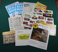 Quantity of vintage catalogues and toy related ephemera, Incuding a Mobo toys fold out catalogue,
