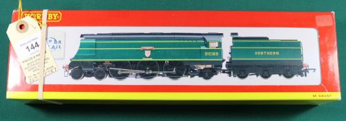 A Hornby '00' gauge BR West Country class 4-6-2 Tender Locomotive 'Blackmore Vale' RN 21C123 (
