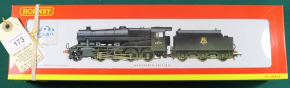 A Hornby '00' gauge BR class 8F 2-8-0 Tender Locomotive RN 48119 (R2395). In weathered unlined black