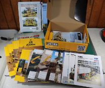 A quantity of construction/plant/farming collectibles, models, book and catalogues. Including a