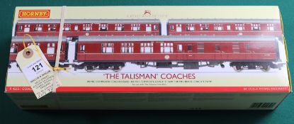 A Hornby '00' gauge Coach Pack 'The Talisman' Coaches (R4252). Comprising 2x BR Mk1 Composite and