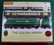 A Hornby '00' gauge Train Pack 'The Golden Arrow' (R2369). Comprising BR Battle of Britain class 4-
