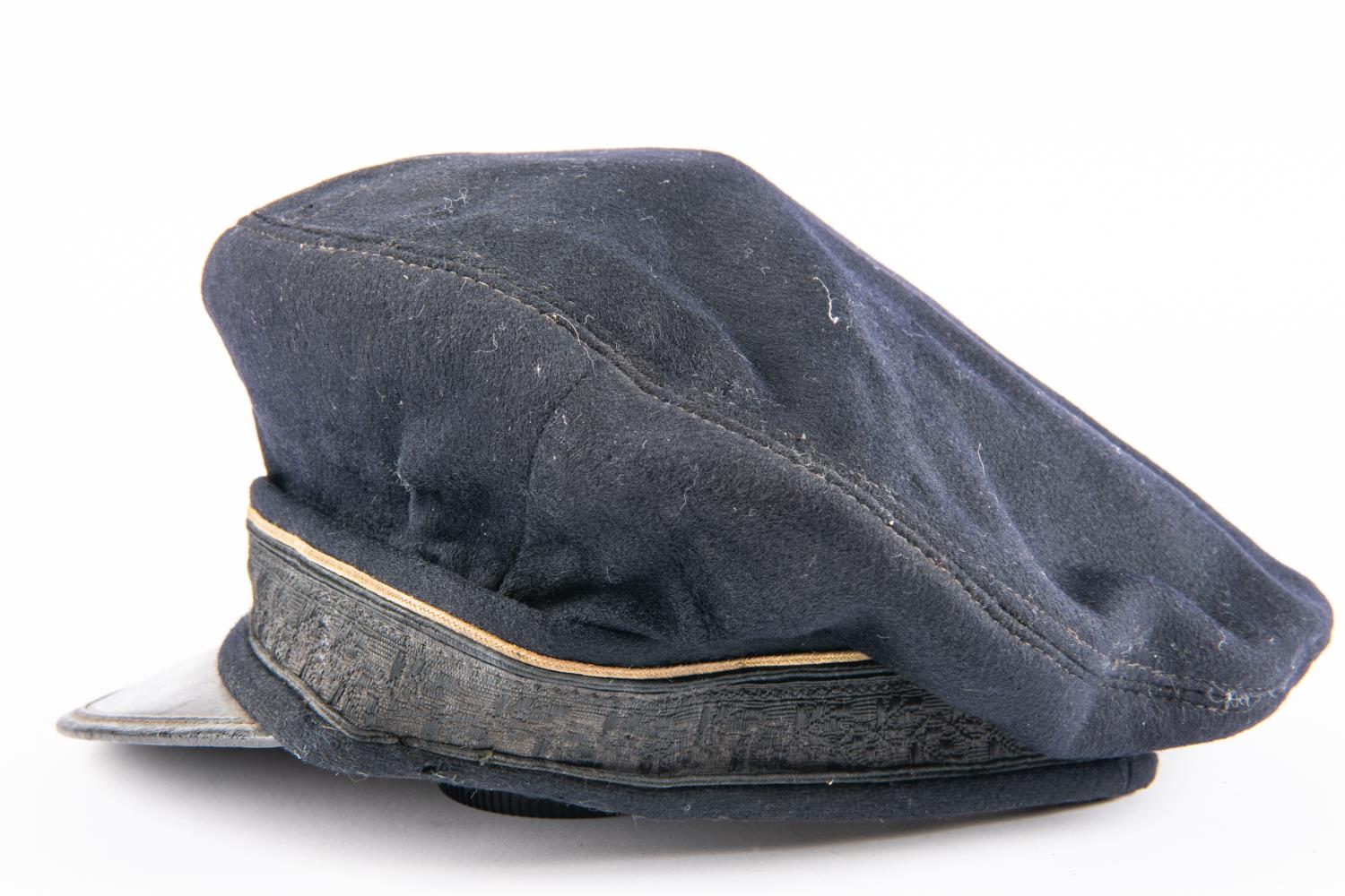 A Third Reich Veterans Association peaked cap, marked inside "Helvetia Ges Gesch", pressed metal - Image 2 of 4