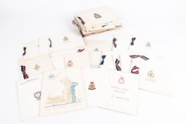 A good interesting selection of RAF Squadron greetings cards, many pre 1952. (62) £70-100