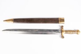 A French 1831 pattern "Gladius" type Infantry sidearm, blade 19", the ricasso stamped "TALABOT FS