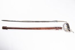 An Artillery or Light Cavalry NCOs sword of 1821 pattern, plain fullered blade 32" with "Proved"