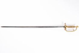 A US Civil War period Model 1840 NCO's sword, blade 32" marked "Made by Ames Mfg Co Chicopee,