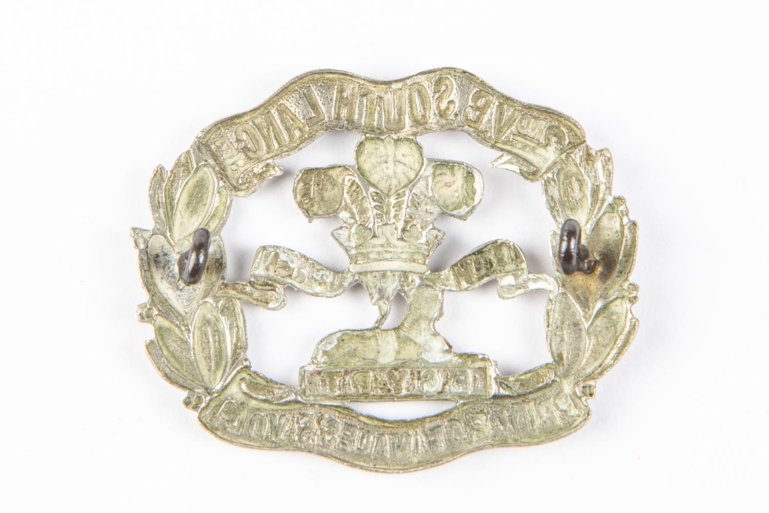 A WM cap badge of the 2nd Vol Bn South Lancashire Regt. GC £40-60 - Image 2 of 2