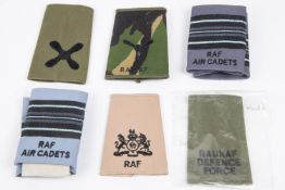 A selection of RAF rank slides, many variations (73). £80-100